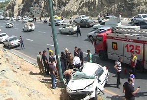 مصدومیت ۱۲۱ نفر در حوادث ترافیکی هفته گذشته ساوه و زرندیه