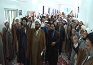تجمع طلاب حوزه علمیه سمنان