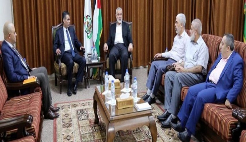 دیدار هیات امنیتی مصر با رهبران فلسطینی در نوار غزه