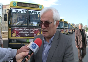 اعزام 21 دستگاه اتوبوس شهری از اردبیل به مرز مهران