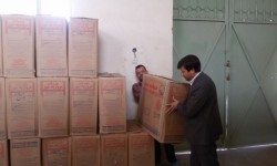 توزیع 30دستگاه بخاری اهدایی حامیان طرح اکرام ایتام شهر گرماب به ایتام  تحت حمایت