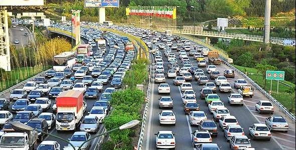 آخرین وضعیت ترافیک معابر بزرگراهی شهر تهران