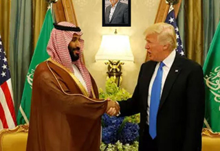 بوسه بر دستان قاتل &laquo;خاشقچی&raquo; به مناسبت مراسم چهلم!