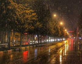 آغاز بارش برف وباران در نیمه غربی استان اصفهان