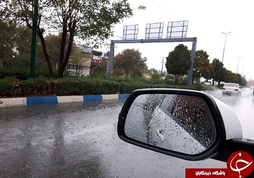 بارش باران و آبگرفتگی معابر در لرستان + تصاویر
