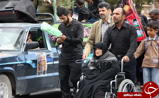 پیاده&zwnj;روی جاماندگان اربعین حسینی همگام با کاروان نمادین اسرا