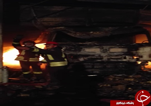 آتش در انبار نگهداری روغن زبانه کشید