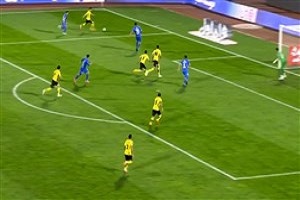 گل اول سپاهان یه استقلال تهران مورخ 4 آبان 97 + فیلم
