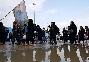 وزش باد‌های شدید و رگبار باران در شلمچه
