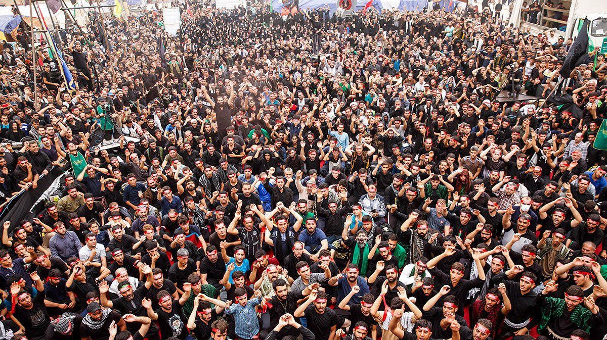 گزارش تصویری حضور مداحان اهل بیت (ع) در راهپیمایی اربعین حسینی