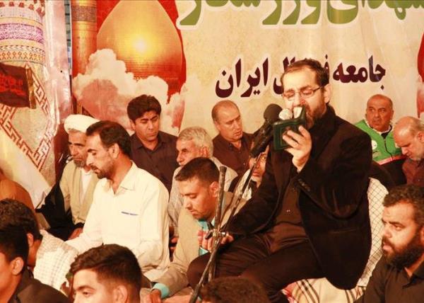 برگزاری دعای کمیل در موکب شهدای ورزشکار