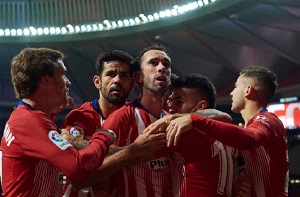 اتلتیکو مادرید 2 - رئال سوسیه داد 0/صدرنشینی موقت شاگردان سیمئونه