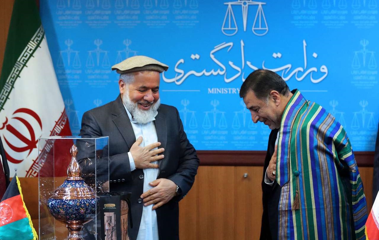 گزارش تصویری از دیدار وزرای دادگستری ایران و افغانستان در تهران