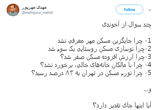 سوال کاربران از 160 نماینده&zwnj; مجلس که از عملکرد عباس آخوندی تقدیر کردند! +تصاویر