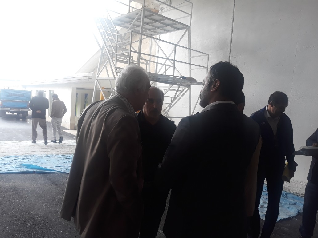 بازدید رئیس شرکت توسعه و نگه داری اماکن ورزشی از ورزشگاه آزادی