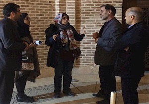 پروژه سردر «عالی قاپو» اردبیل توسط کارشناس ایکوموس بازدید شد