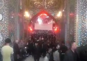 فیلمی از درب ورودی حرم مطهر امام حسین (ع)