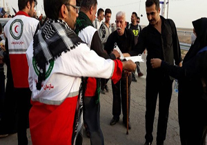 خدمات امدادی هلال احمر به ۳۰۳۷۷ زائر در دو مرز شلمچه و چذابه