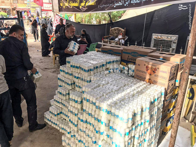 سنگ تمام عراقی&zwnj;ها برای زائران حسینی به ورایت تصویر