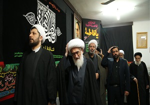 برگزاری مراسم عزاداری اربعین حسینی در بیت آیت‌الله نوری‌همدانی