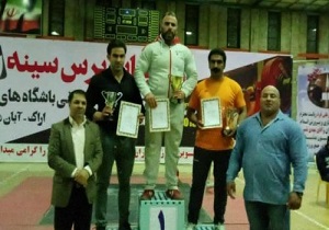 تیم اردبیل قهرمان مسابقات پرس سینه کشور شد