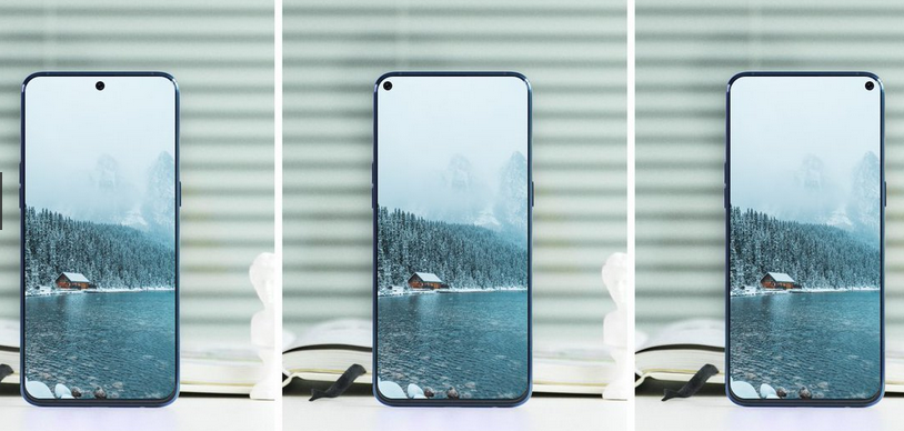 سامسونگ گوشی Galaxy A8s را با حفره&zwnj;ای عجیب در حاشیه بالایی نمایشگر معرفی کرد +تصویر