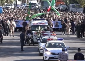 تشییع پیکر شهید پاینده از ماموران یگان امداد پلیس در گیلان