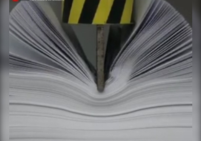 قدرت کاغذ A4 بیشتر از دستگاه پرس 10 تنی! + فیلم