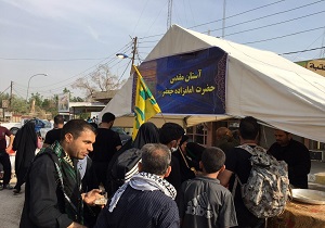 پذیرایی اداره کل اوقاف وامور خیریه استان از زائران اربعین حسینی در کربلا