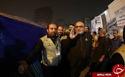 دیدارحاج فاضل ازموکب خادمان افتخاری هیئت ثارالله قم+تصاویر