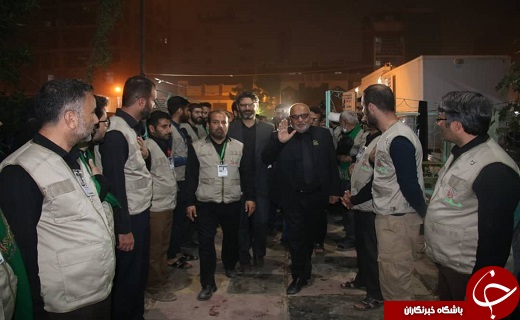 دیدارحاج فاضل ازموکب خادمان افتخاری هیئت ثارالله قم+تصاویر