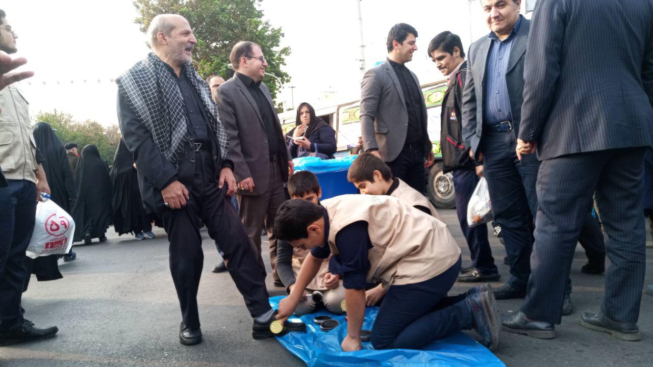 آغاز مراسم راهپیمایی جاماندگان اربعین در تهران/ ندای لبیک یا حسین طنین انداز شد+ تصاویر