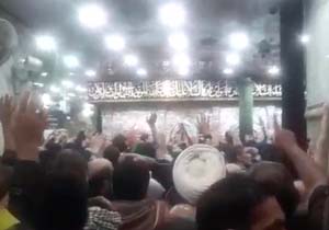 شور و اشتیاق زائران اربعین در حرم امام حسین (ع) + فیلم