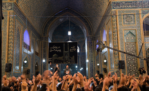 اجتماع عزاداران حسینی دارالعباده در مسجد جامع کبیر یزد