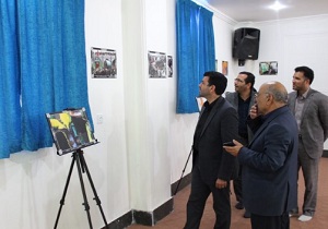 خلق نهضت عاشورایی در نمایشگاه سرخ و سیاه به رنگ عشق