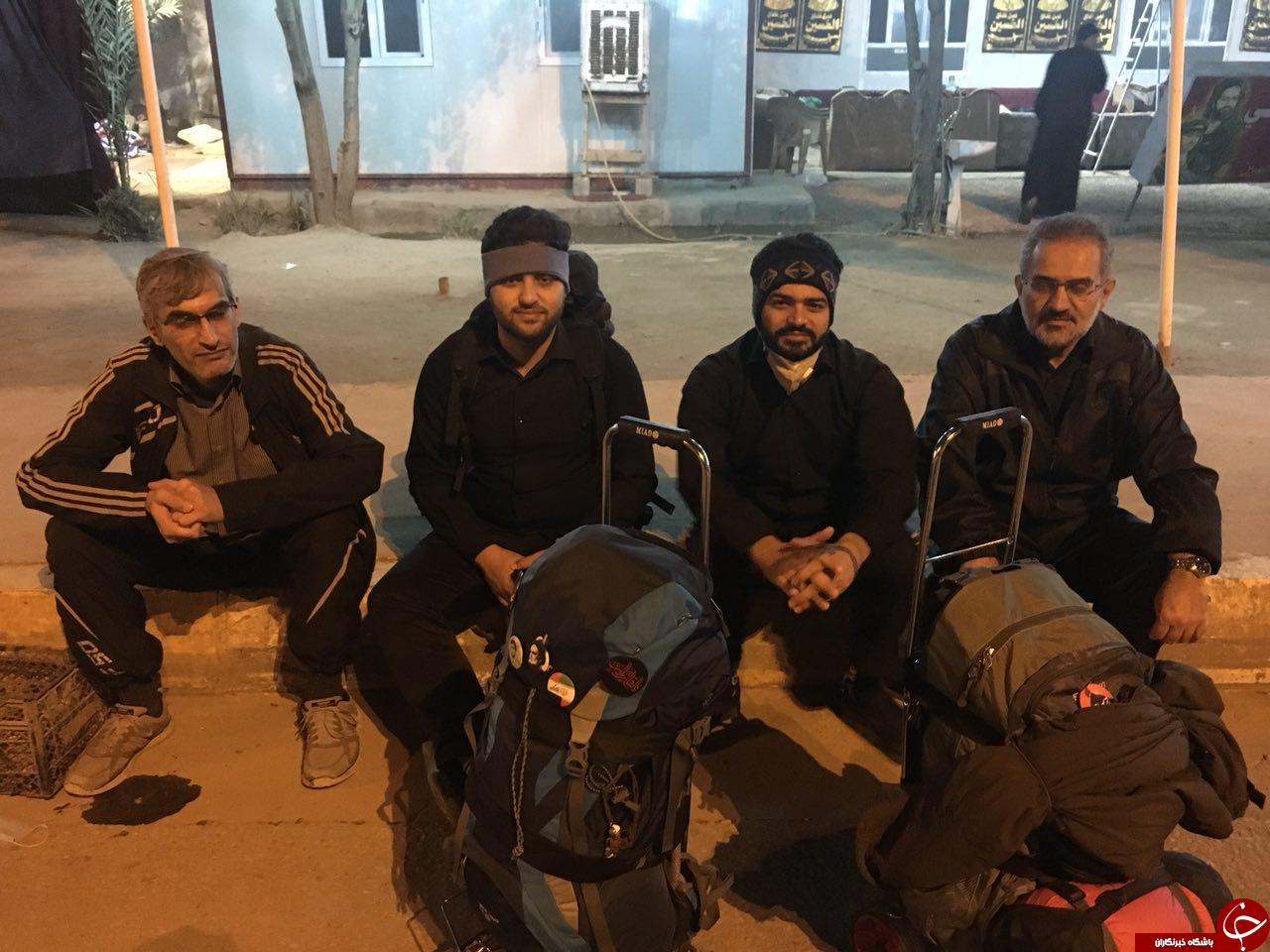 حضور سید محمد حسینی در راهپیمایی اربعین+تصاویر