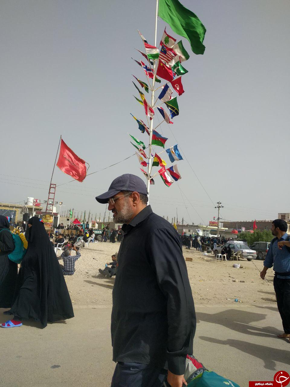 حضور سید محمد حسینی در راهپیمایی اربعین+تصاویر