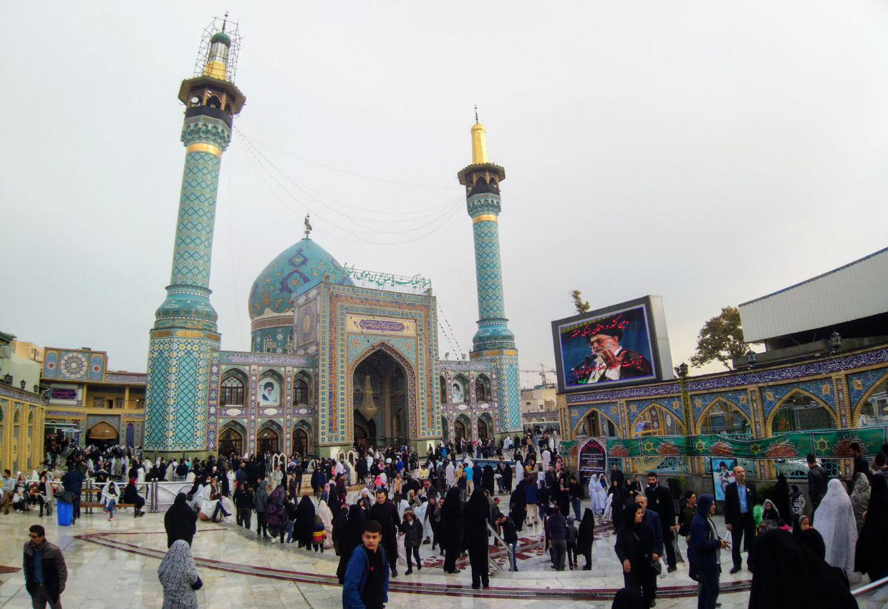 حال و هوای اربعین حسینی در امامزاده صالح (ع) + فیلم