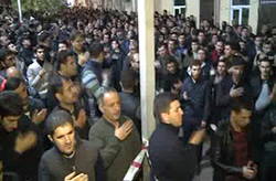 تصاویر هوایی از راهپیمایی جا ماندگان اربعین در تهران + فیلم