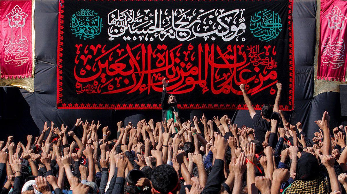 گزارش تصویری مداحان اهل بیت (ع) در اربعین حسینی