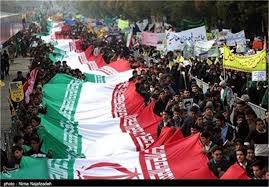 اقتدار و شکوه هرچه بیشتر در راهپیمایی 13 آبان