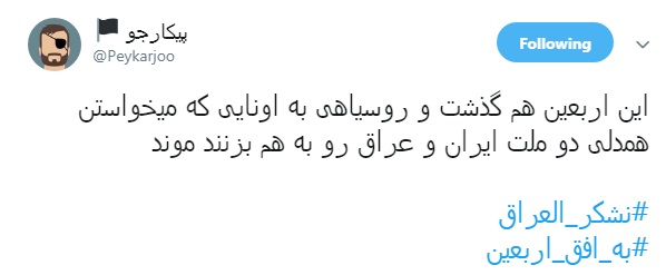 تشکر کاربران فضای مجازی از مهمان نوازی عراقی&zwnj;ها با هشتگ #نشکر_العراق +تصاویر