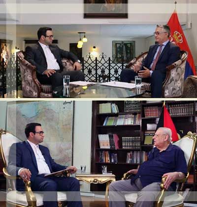 سفران فلسطین و صربستان مهمان شبکه پنج می شوند