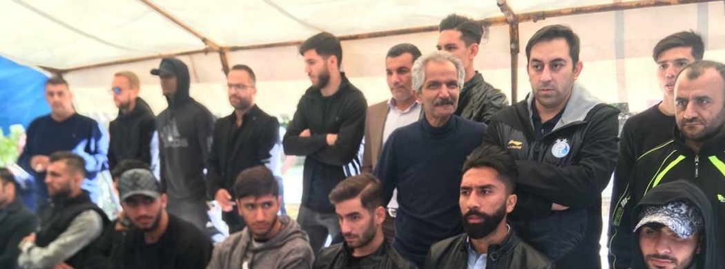 حضور بازیکنان استقلال در مراسم سالگرد غلامحسین مظلومی
