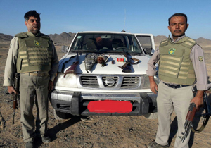 دستگیری دو نفر متخلف شکار و صید پرندگان وحشی در زاهدان