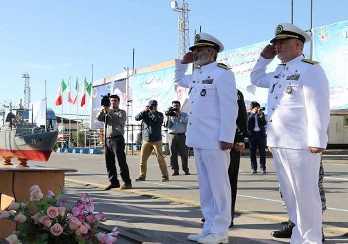 ناوشکن سهند به ناوگان نیروی دریایی ارتش ملحق شد