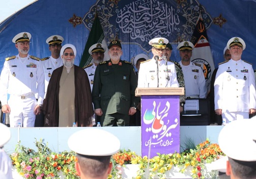 آغاز مراسم الحاق سهند پیشرفته ترین ناوشکن بومی خاورمیانه به ناوگان نیروی دریایی ارتش در بندرعباس