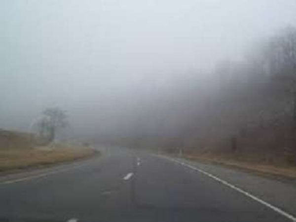 مه گرفتگی و محدودیت دید در مسیرهای کوهستانی خراسان رضوی
