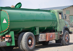 قاچاقچی سوخت در ایرانشهر زمین گیر شد