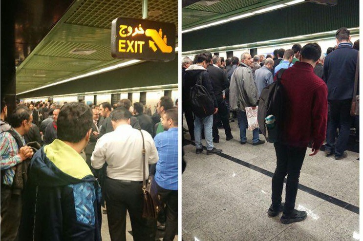 نقص فنی در خط ۳ مترو تهران برطرف شد